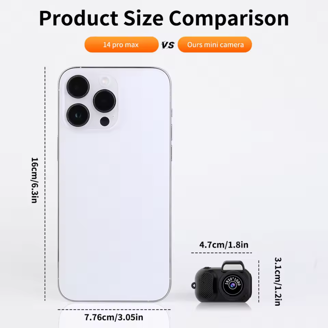 Mini camera HD 1080p portable